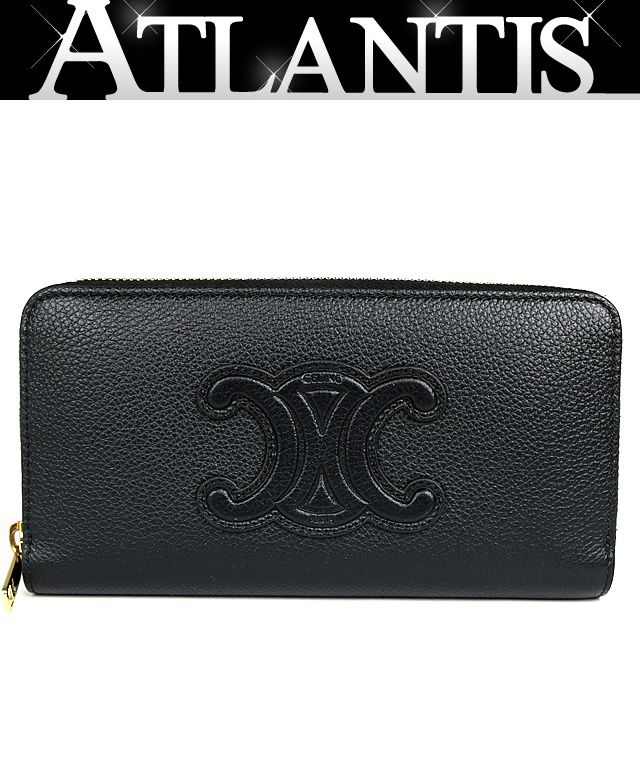 CELINE（財布） CELINE 銀座店 セリーヌ 美品 ラージ ジップ ウォレット