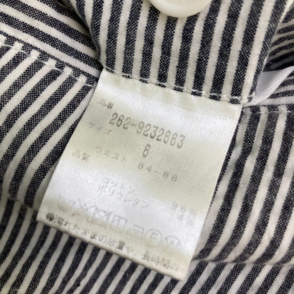 サイズ：6 JACK BUNNY ジャックバニー ストレッチ ハーフパンツ シア