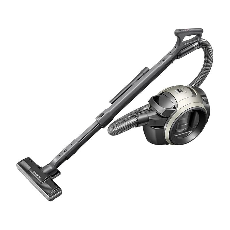 シャープ 掃除機 EC-MS330-N サイクロン方式 キャニスター 軽量 パワフル 吸込仕事率 300W 簡単ゴミ捨て エコモード