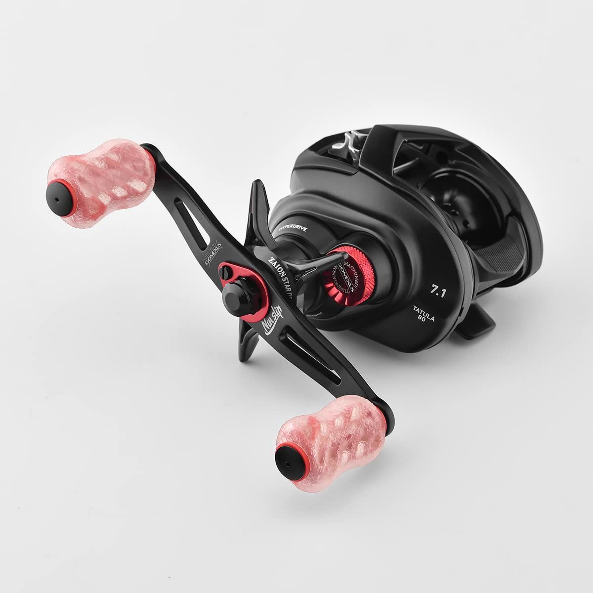 人気商品ゴメクサス CH100 リールハンドル ダイワ Daiwa シマノ Shimano ベイトリール対応 ダブルハンドル シーボーグ タトゥーラ  スティーズ アルファス 両軸リール ハンドル交換 100mm ハンドルノブ付き ライトゲーム バス 釣り