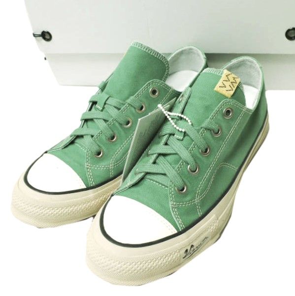 visvim ビズビム 24AW SKAGWAY L.T. LO スカグウェイ ロー キャンバス 0124201001001 M8 26cm GREEN ヴィズヴィム 定価91 300円 スニーカー シューズ g22094