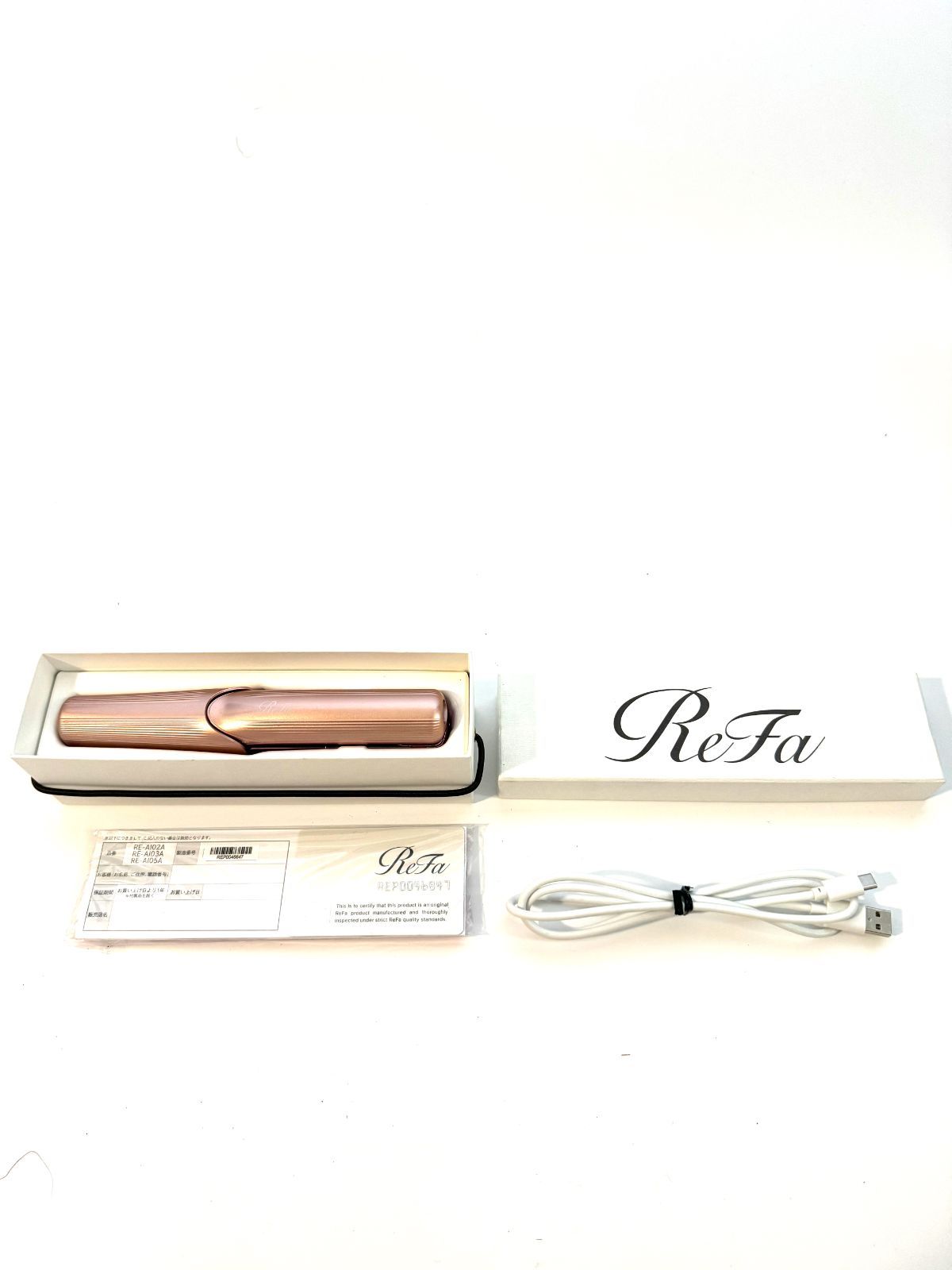 リファ ビューテック フィンガーアイロン ピンク Refa RE-AI05A MTG Pink