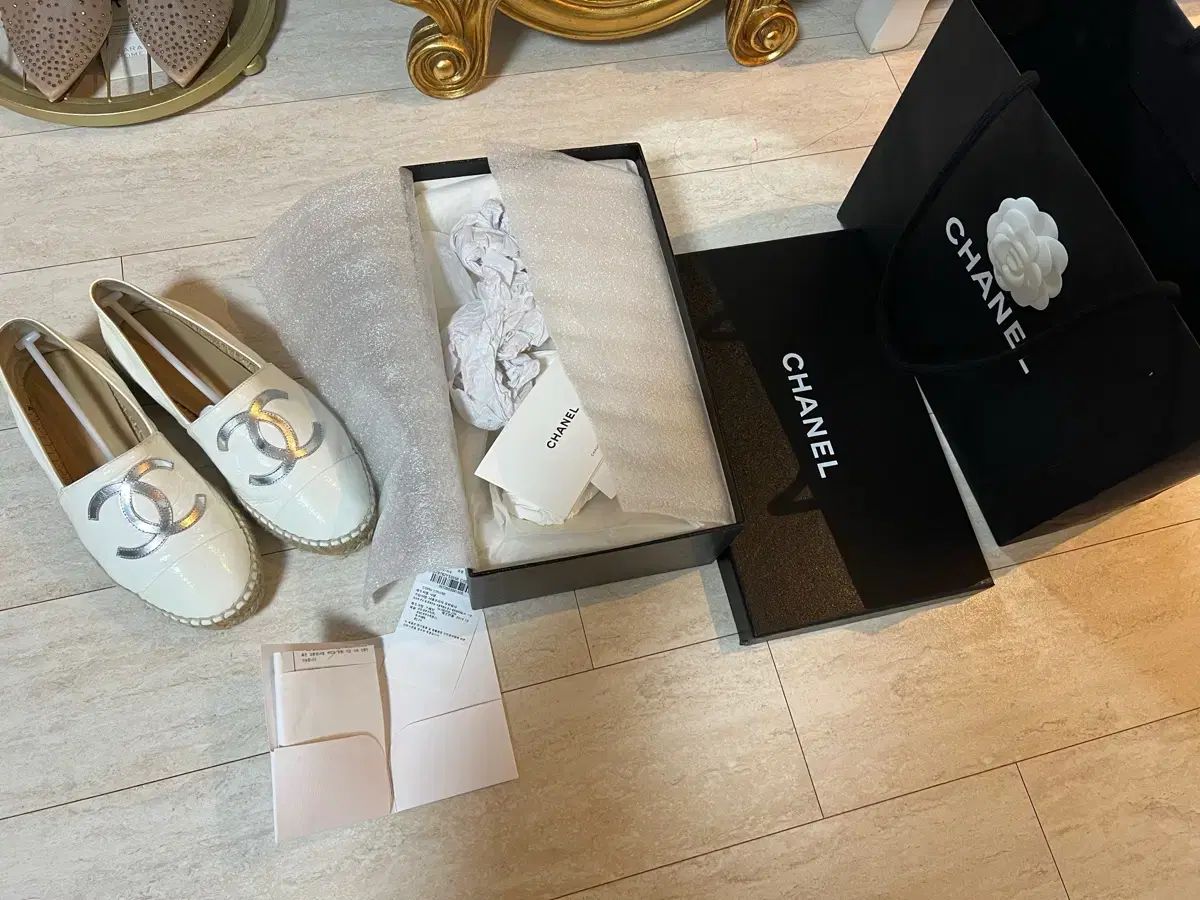 ベストコンディション CHANEL シャネル エスパドリーユ 付属品完備 シャネルシューズ シャネルスニーカー