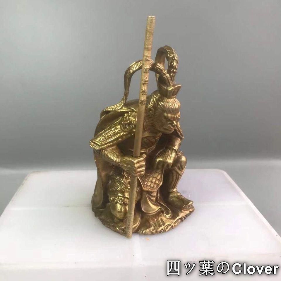 銅像 銅仏 闘勝仏斉天大聖孫悟空仏像 装飾品 工芸品 美術品 置物 銅製 仏像 闘戦聖仏仏像 孫悟空 装飾品 工芸品 置物 銅製 仏像 闘戦聖