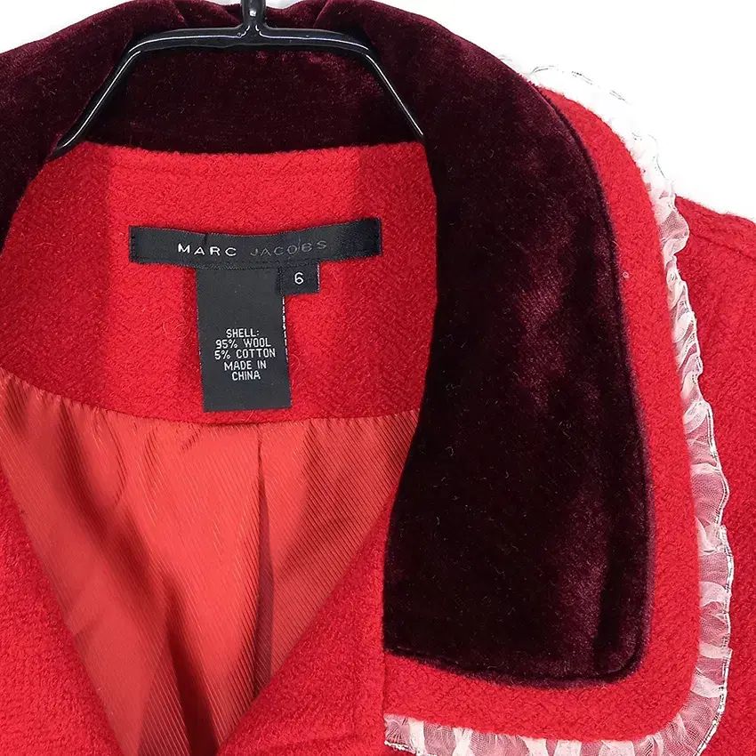 MARCJACOBS (マークジェイコブス) レディース ベルベットデコ ウール 