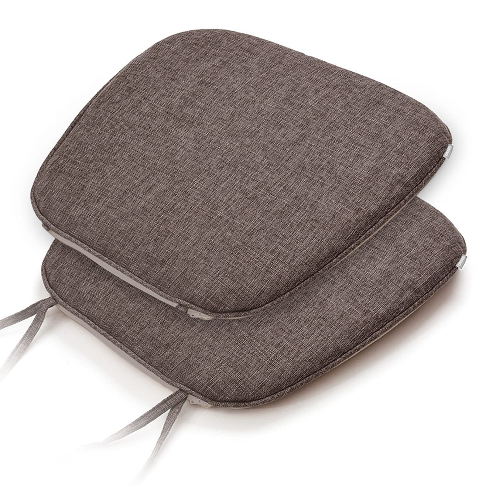 お買い得品 ローラアシュレイ シートクッション 座布団 2個 紐付き