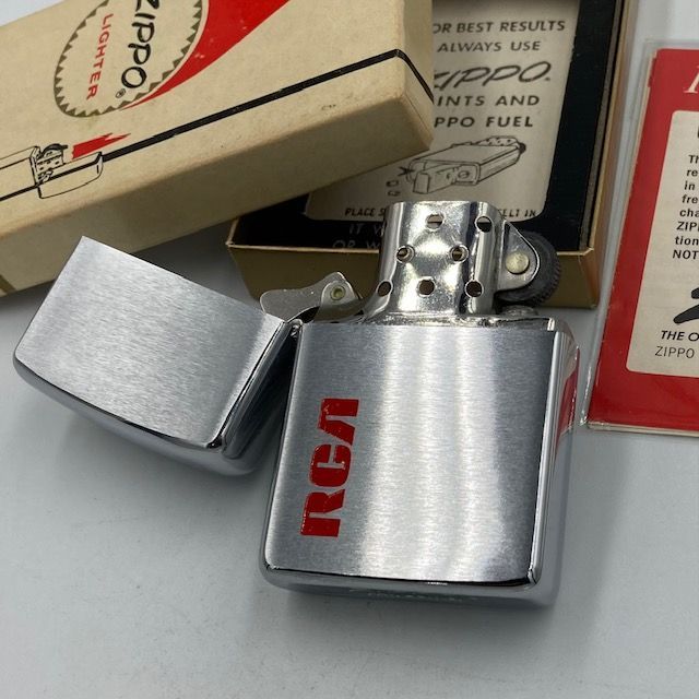 ジッポー ZIPPO ライター 赤フェルト デッドストック 1967年 新品未使用 ＲＣＡ ボックス インストラクション - メルカリ