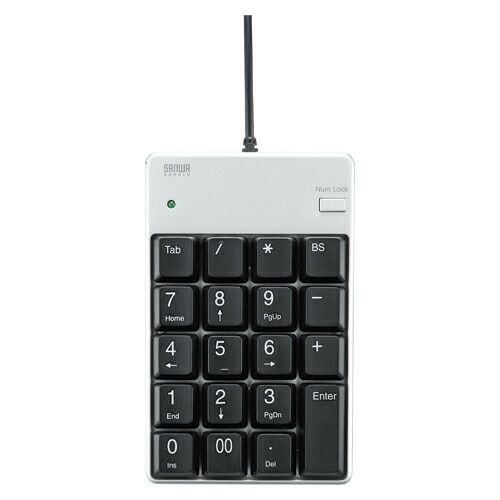 サンワサプライ USBテンキー NT-17UPKN シルバー 1個