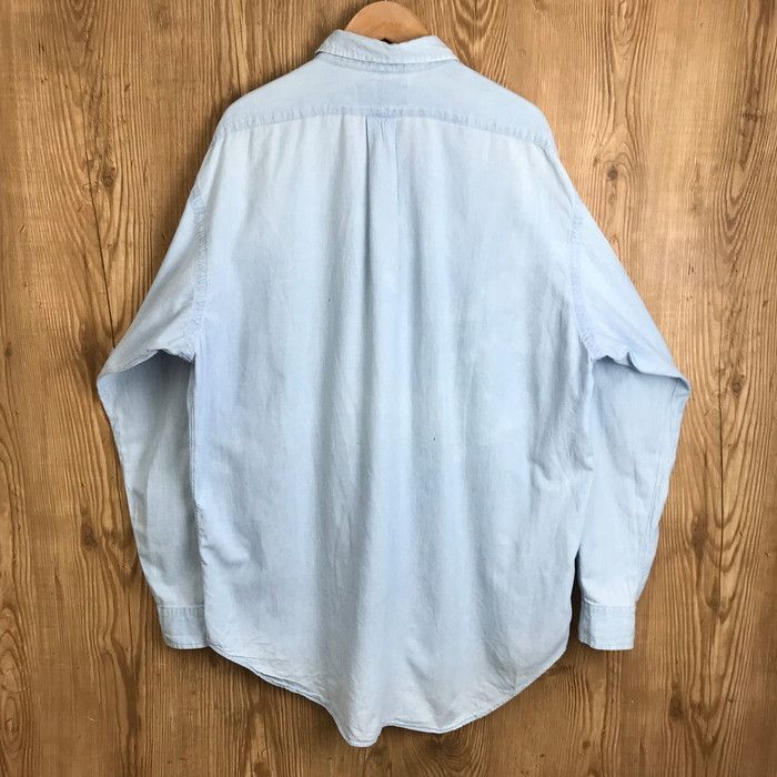90s POLO COUNTRY ポロ カントリー シャンブレーシャツ 長袖