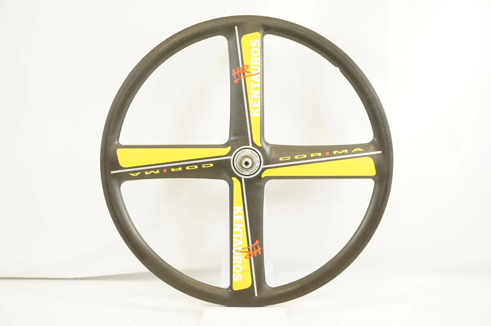 CORIMA コリマ 700C 3SPOKE バトンカーボンホイール 中古 コリマ CORIMA 4バトン ホイール チューブラー フロントのみ リム