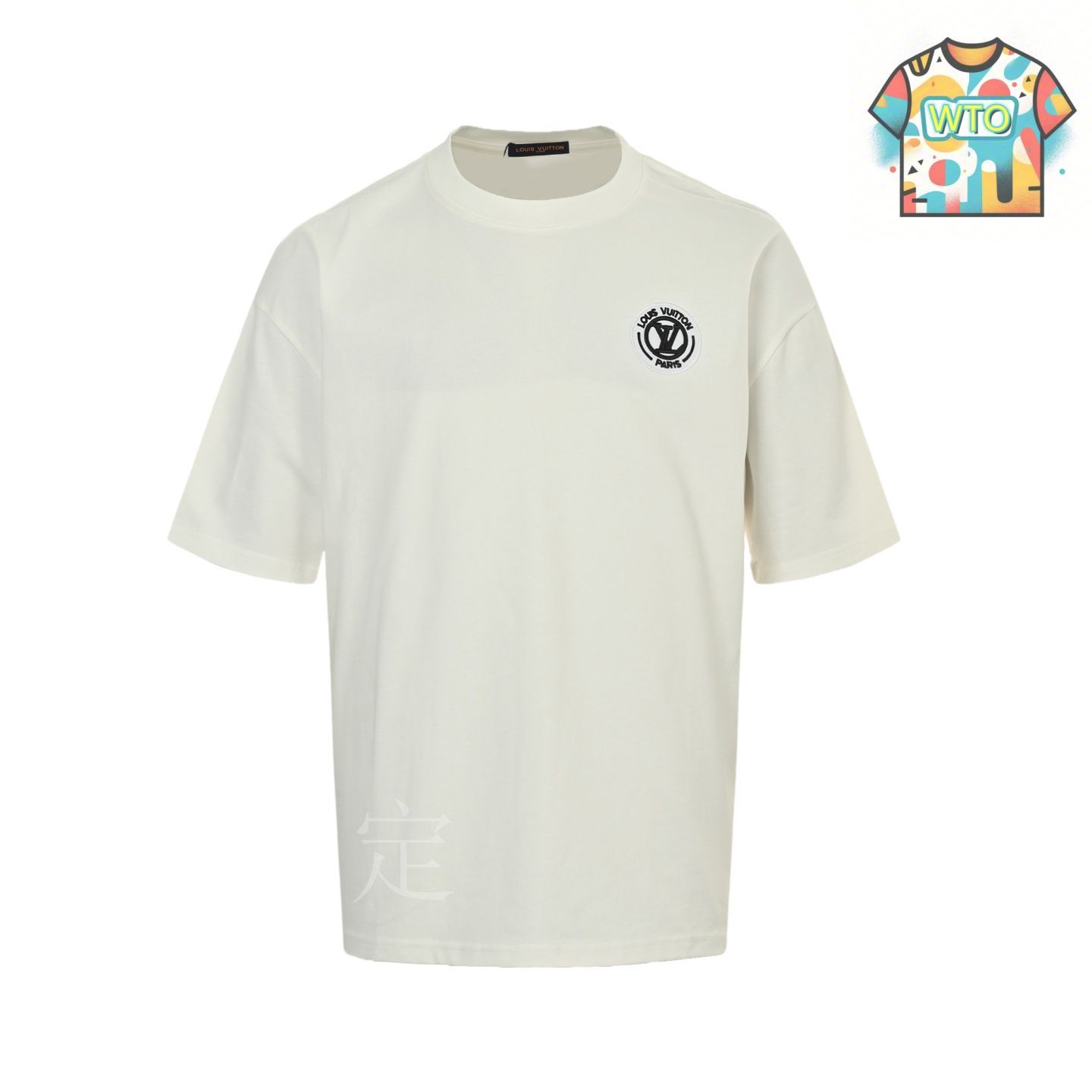 美品Louis Vuitton 刺繍デザイン シャツ 今日WTO】Louis Vuitton / ルイヴィトン 25ss 前後刺繍ロゴ T