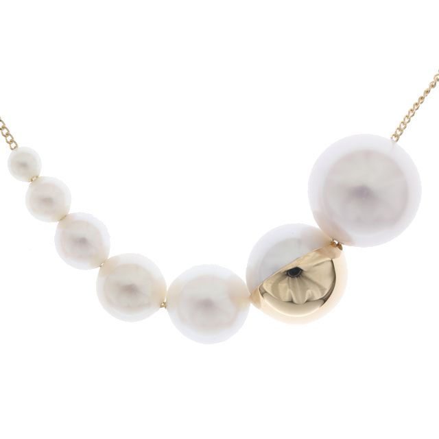 新品仕上げ済）タサキ TASAKI 田崎 アルルカン パール ネックレス K18  