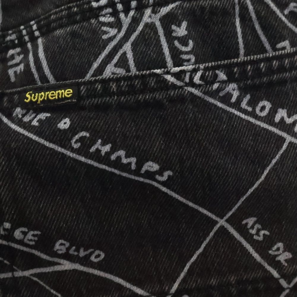 SUPREME (シュプリーム) 19SS Gonz Map Denim Painter Pant ゴンズ