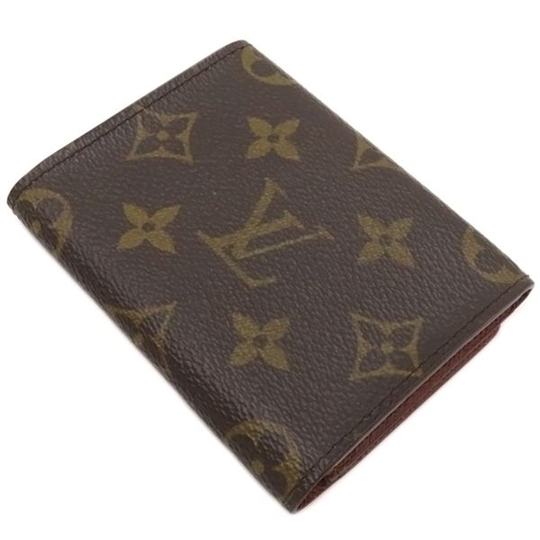 ルイヴィトン LOUIS VUITTON 名刺入れ アンヴェロップ カルト ドゥ ヴィジット モノグラムキャンバス モノグラム 茶 カードケース 定期入れ M 62920 CA 0061 保存袋