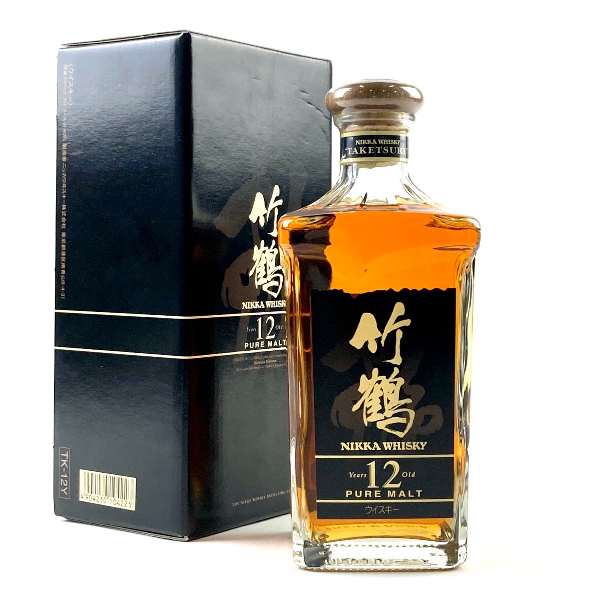 東京都内限定お届け】 ニッカ NIKKA 竹鶴 12年 ピュアモルト 角瓶 660ml 国産ウイスキー 【古酒】 - メルカリ