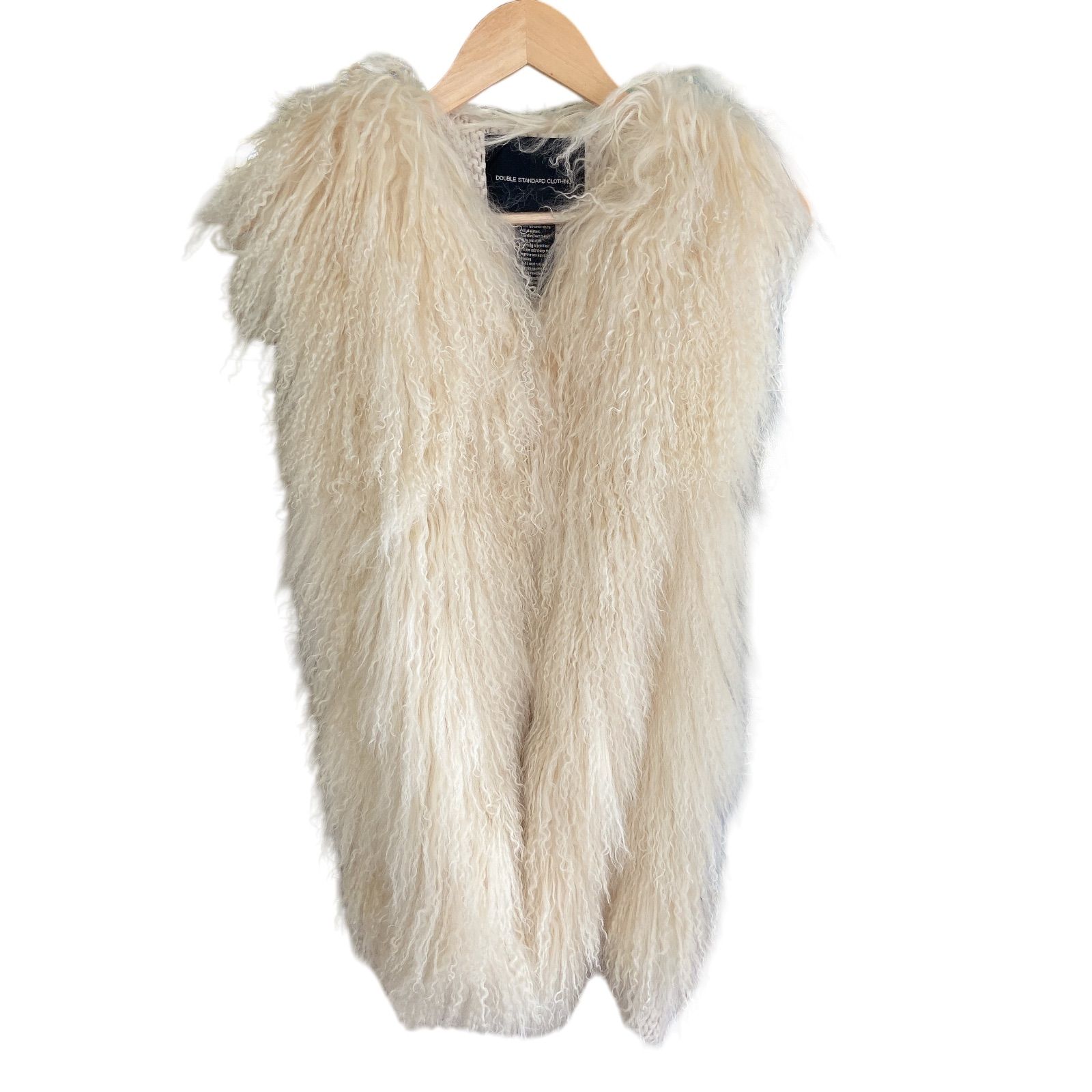 DOUBLE STANDARD CLOTHING チベットラム ファーベスト F