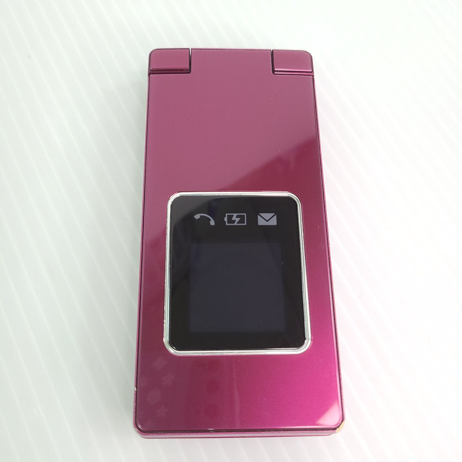 ソフトバンク かんたん携帯9 505SH ワインレッド 携帯電話