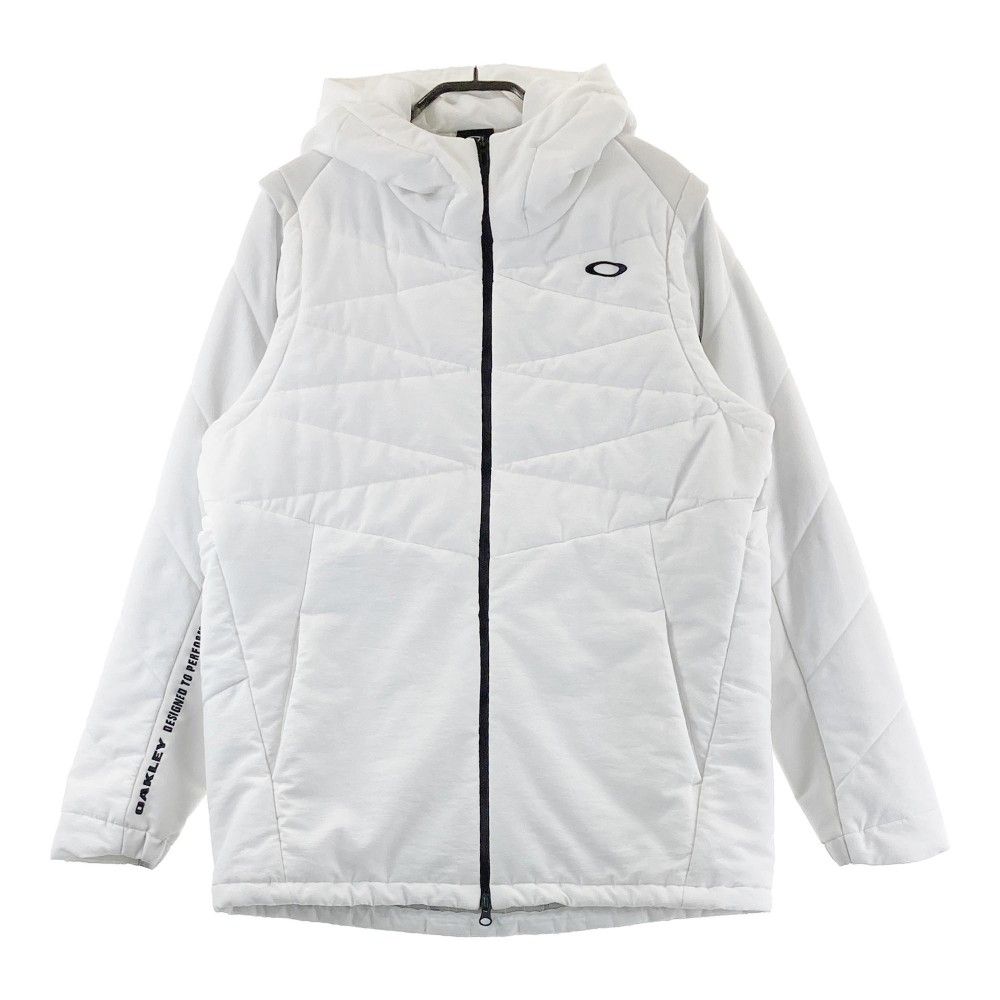 サイズ：XL OAKLEY オークリー 2WAY 中綿ジャケット ホワイト系