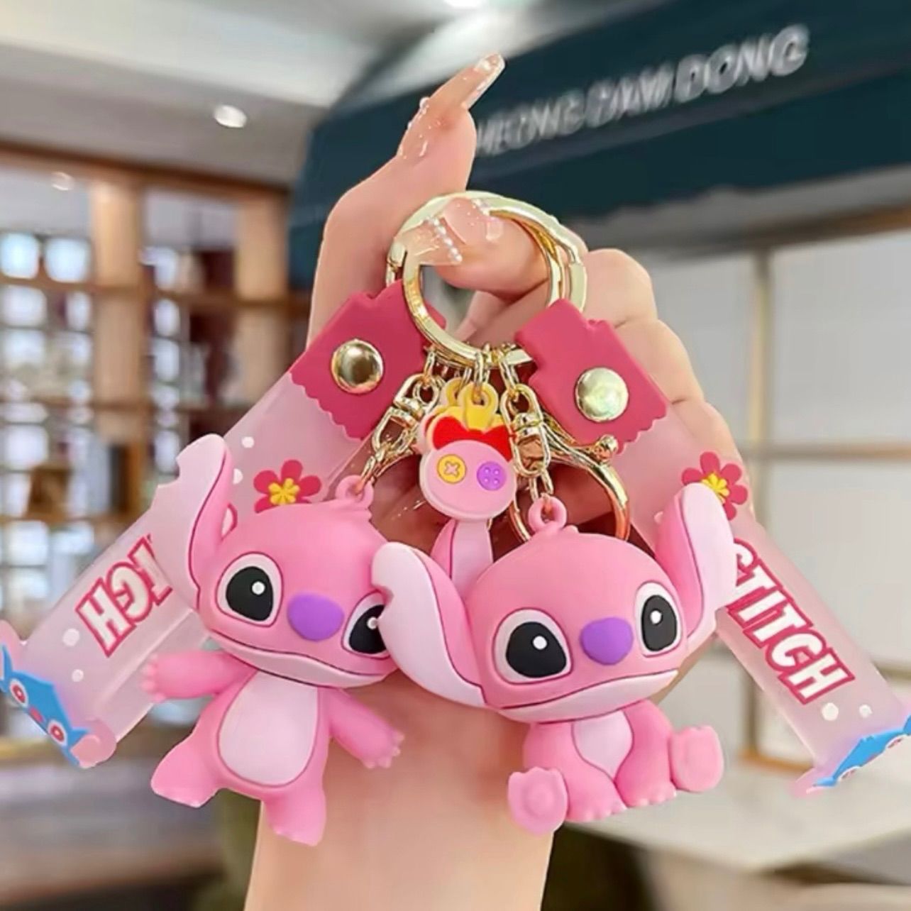 2個セット］Disney ディズニー リロ&スティッチ キーホルダー