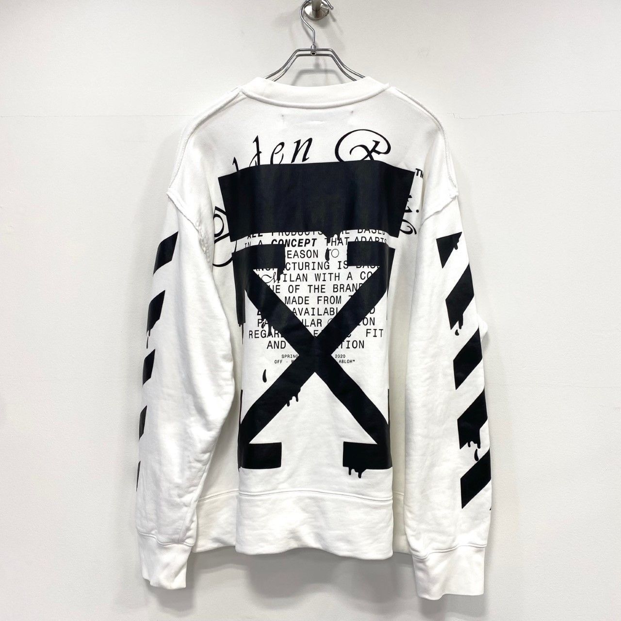 Off White Dripping Arrows Incomp Crew - メルカリ