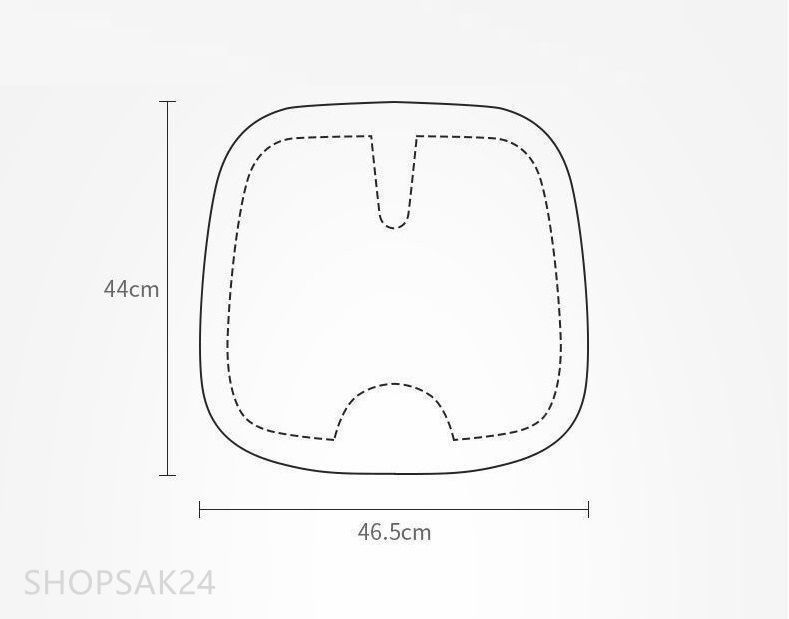 お尻座布団 通気性3D