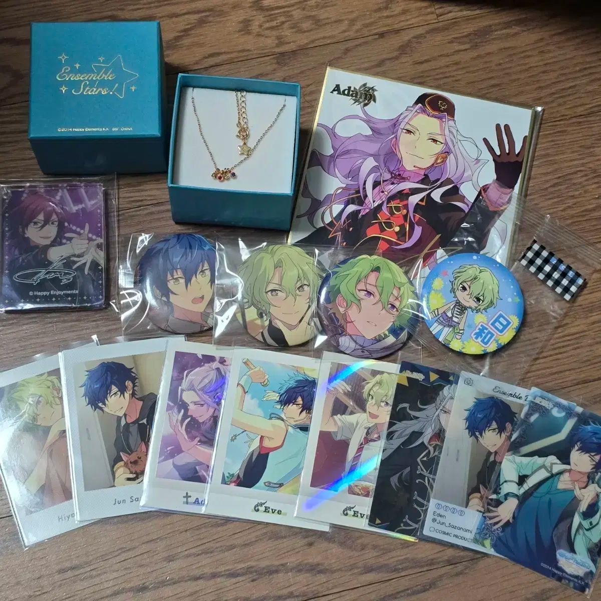 あんスタ 中国 7周年 カーニバル ハート缶バッジ Eden 七種 茨 中国