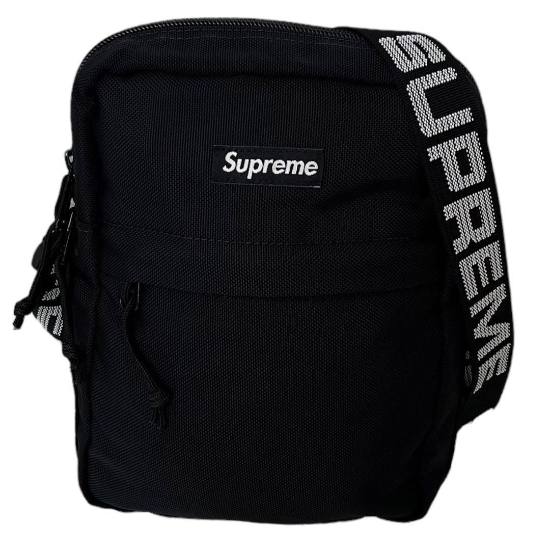 7644 極美 Supreme 18SS Shoulder Bag Black - メルカリ