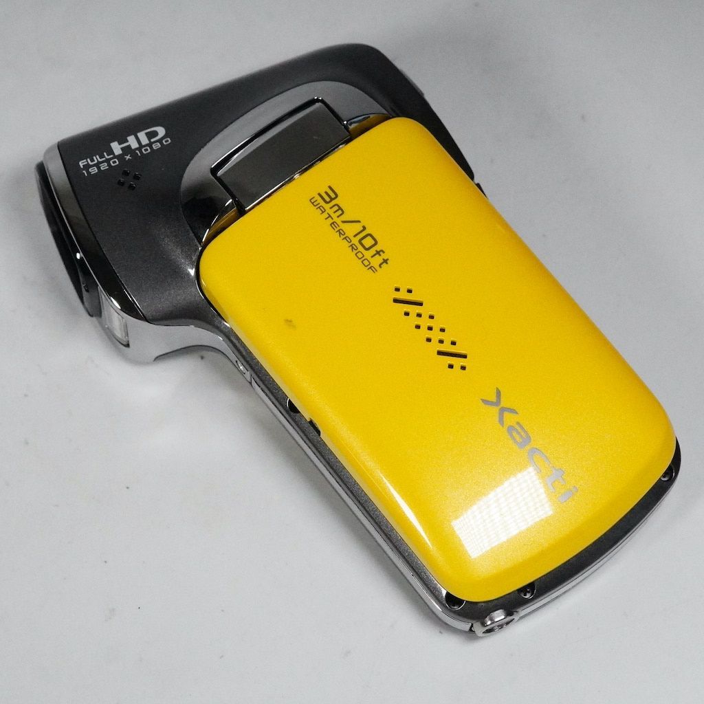SANYO サンヨー Xacti DMX-CA100型 イエロー 動作OK 返金保証