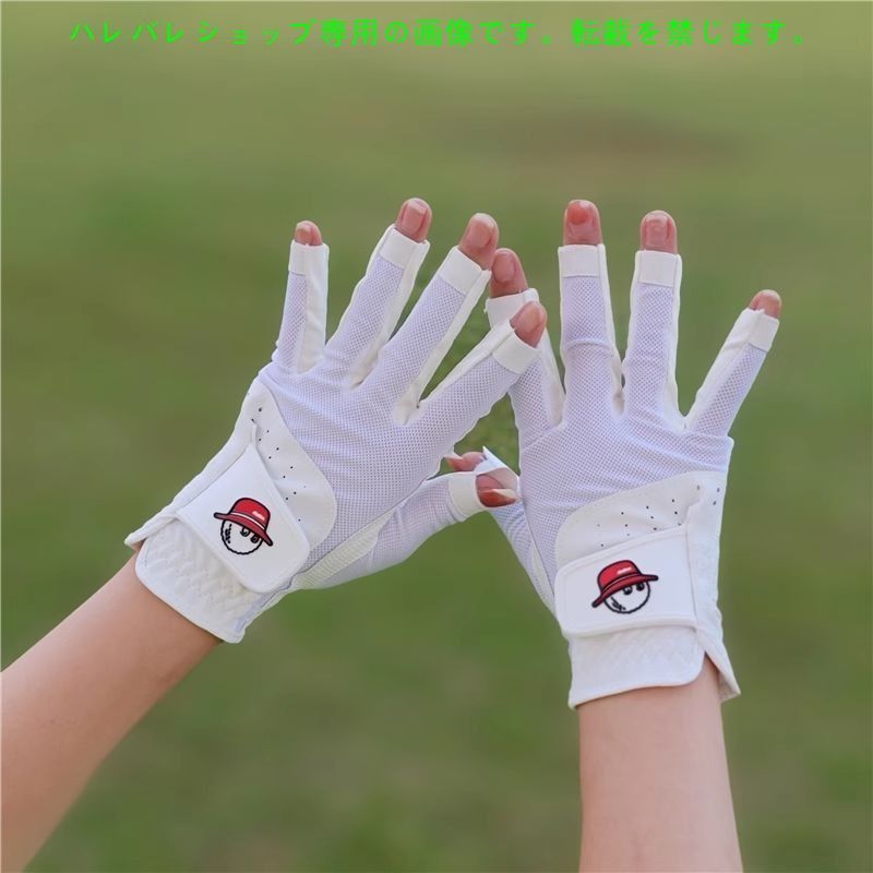 Malbon ゴルフ グローブ ホワイト Women's Glove ゴルフグローブ