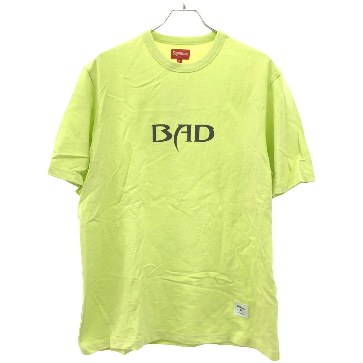 Supreme シュプリーム 22SS BAD Tee プリントTシャツ イエローグリーン 