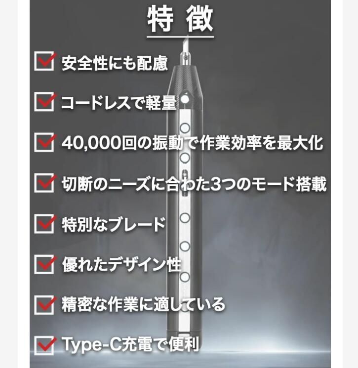 10%割引クーポン Hanboost 超音波カッター 軽量 毎秒4万回振動 保証付き コードレス 初心者 簡単 LEDライト付き 超音波振動 コンパクス 持ち運び ギフト プレゼント 3Dプリントパーツ PCB EVA PVC フォーム 木材 石膏など HRDEVELOPMENT_JP