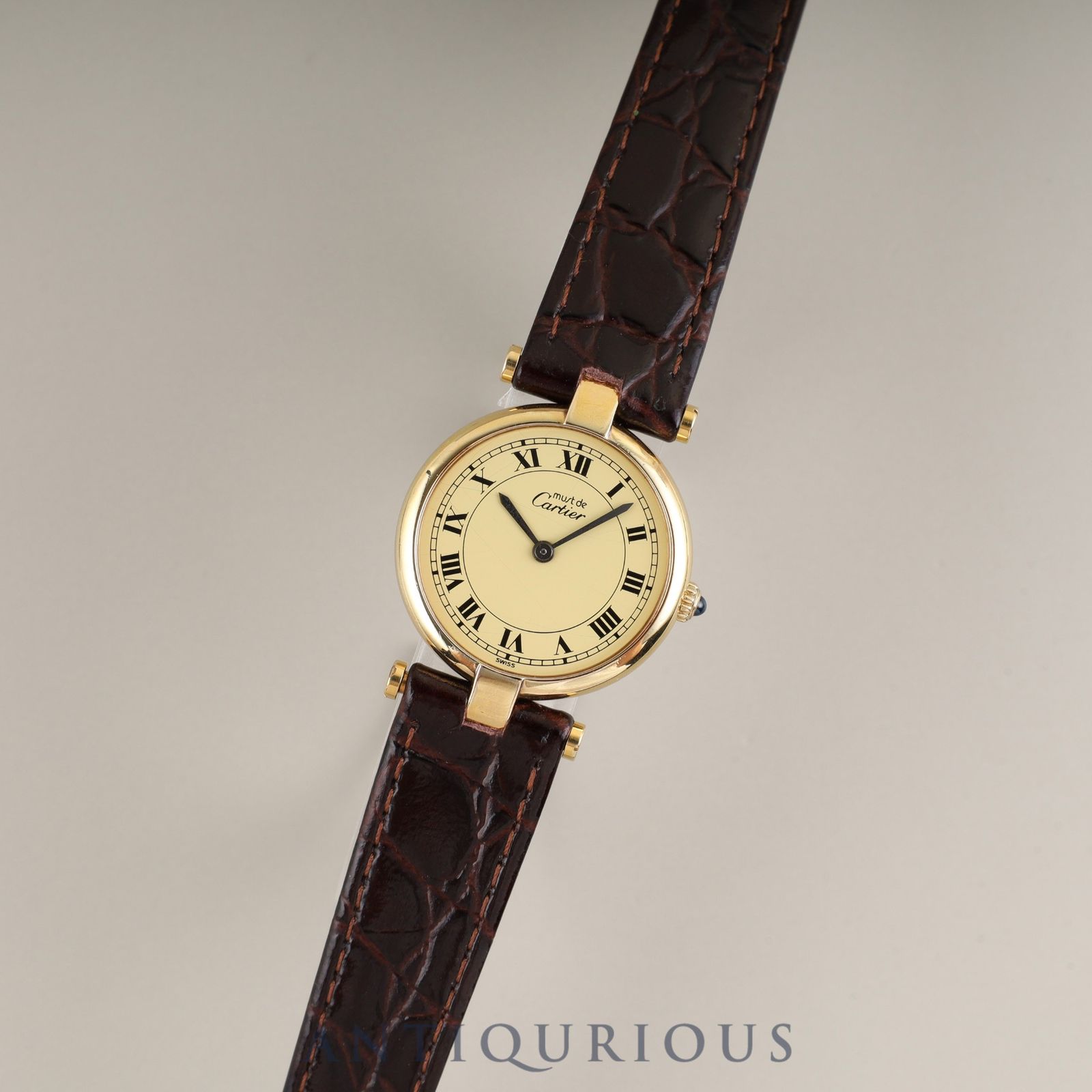 カルティエ マスト ヴァンドーム VLC SM 18 クォーツ Cal.81 SV925 SS  