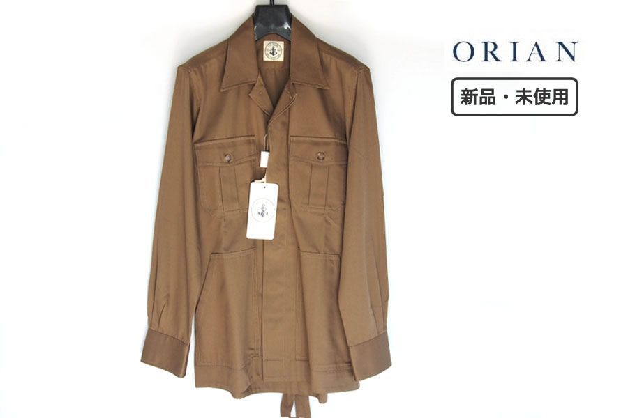 ORIAN LARMY サファリジャケット ORIAN (オリアン) LARMY リネンコットン サファリ ジャケット