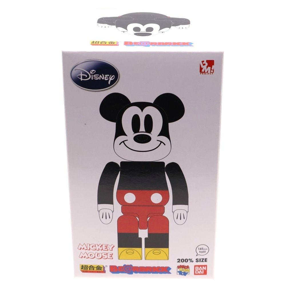 MEDICOM TOY - MEDICOM TOY メディコムトイ BE@RBRICK MICKEY MOUSE 200% ベアブリック ミッキーマウス 超合金 フィギュア 人形 ブラック/レッド Amazon.co.jp: メディコム・トイ BE＠RBRICK ベアブリック