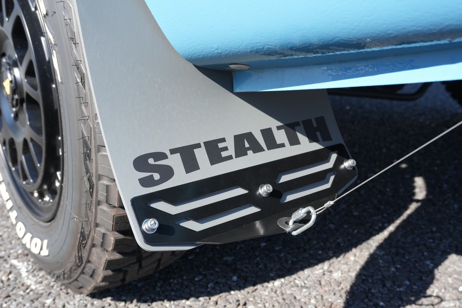 160プロボックス専用 マッドフラップ ／マッドガード／ 泥除け (グレー