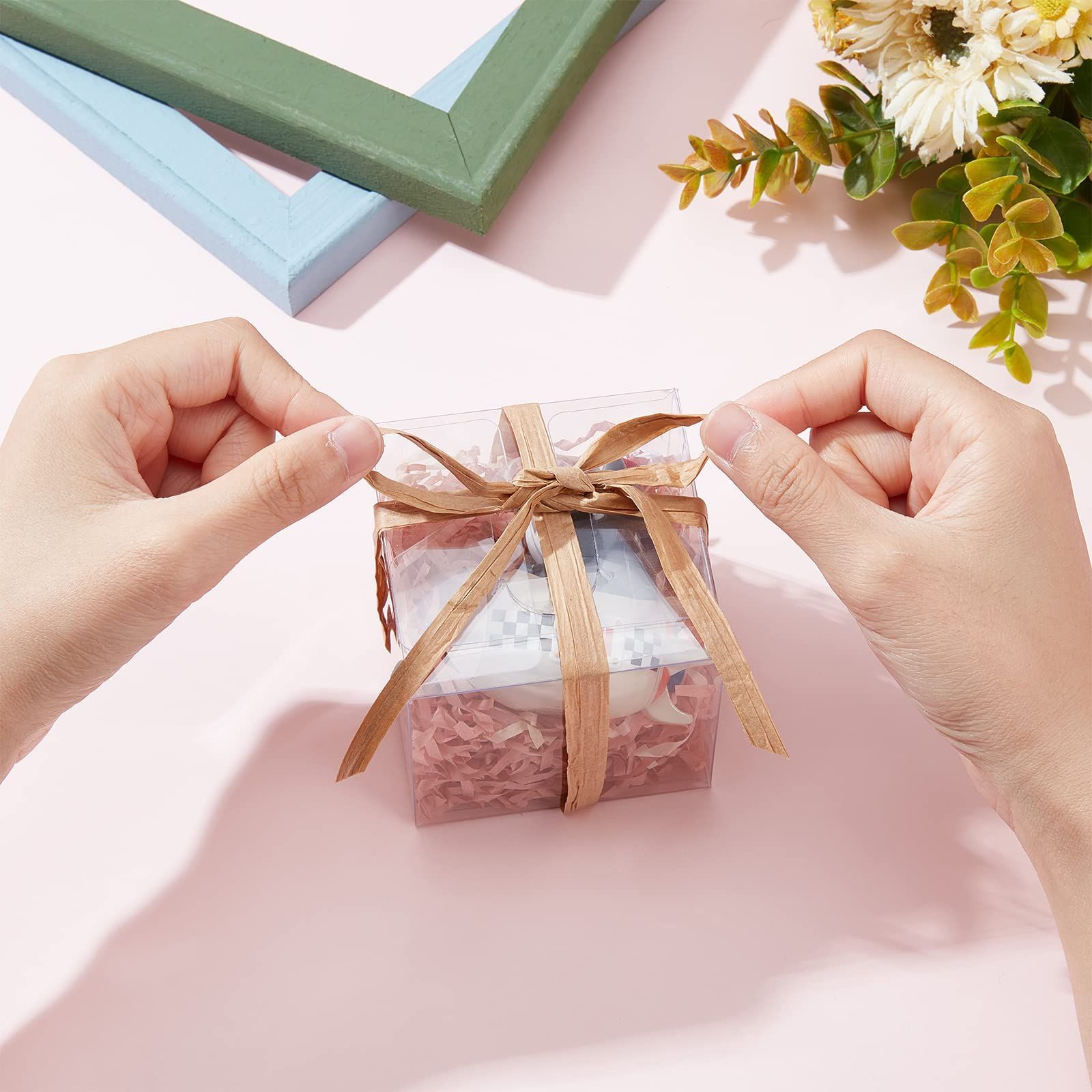 Amazon.co.jp: Kolitu S PVC透明プラスチックケース 正方形