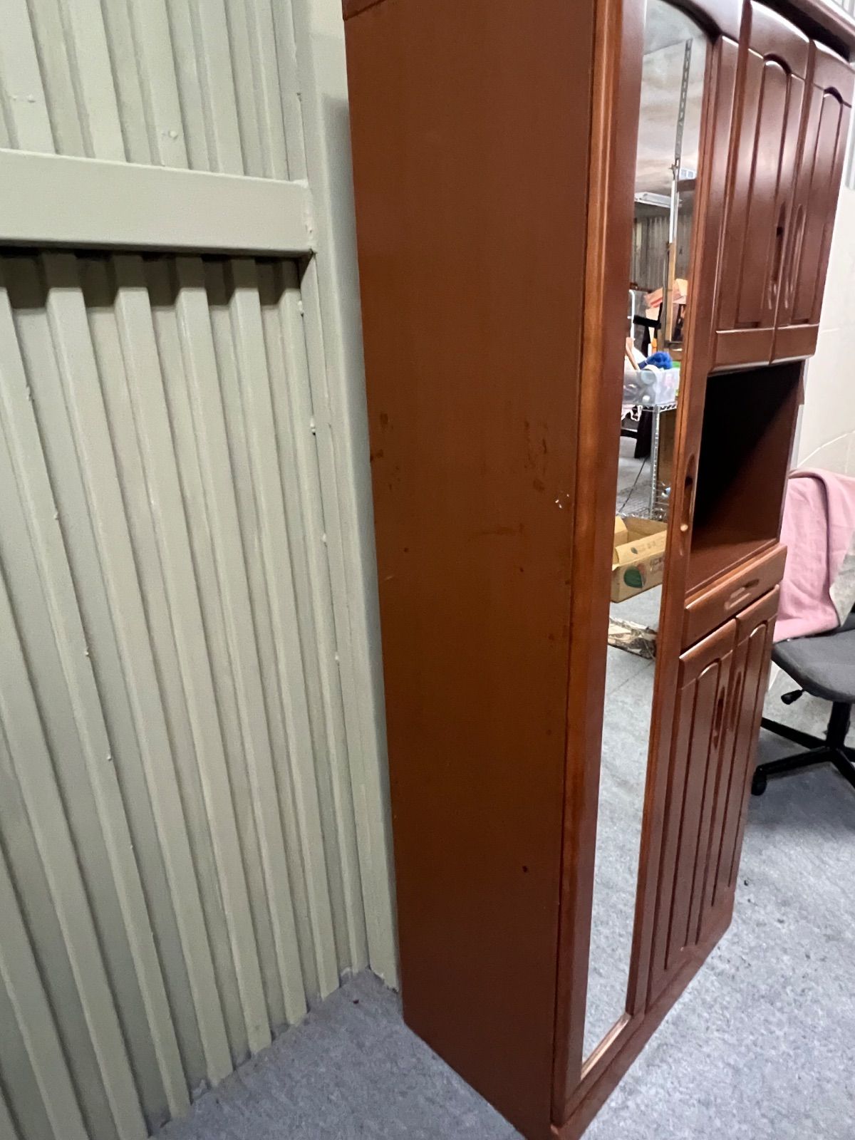 ︎ ハイシューズ 靴箱 木製 多目的 カテドラ 現状品 MARWIL-DEMENAGEMENTS_CH