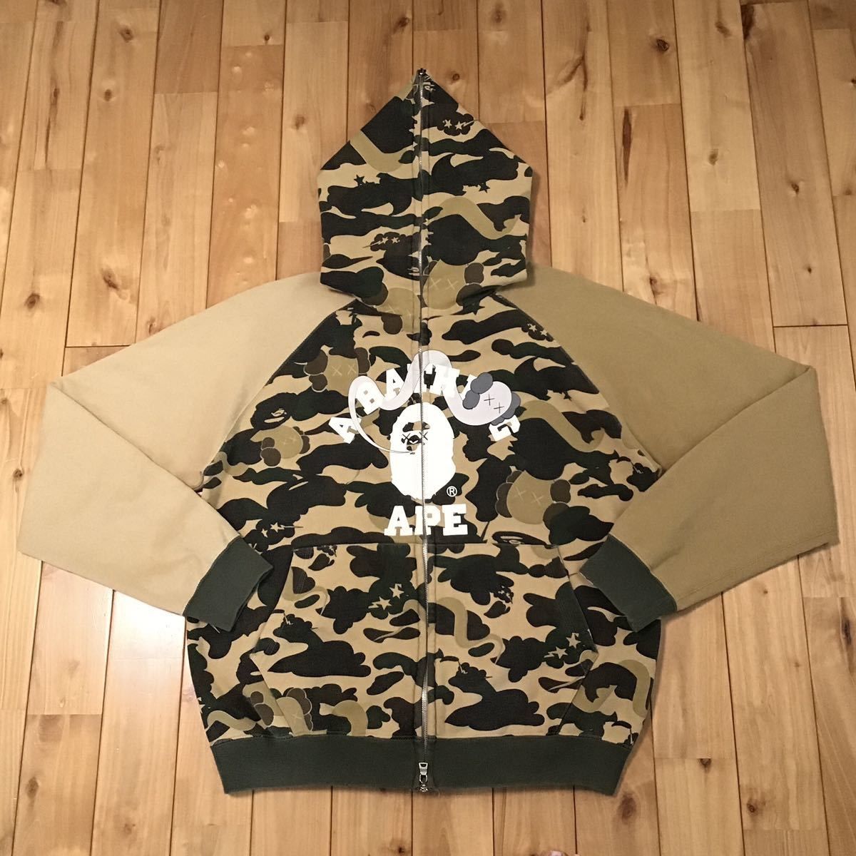 KAWS bendy BAPE camo crazy パーカー カウズ ベイプ - Kametuku Shop