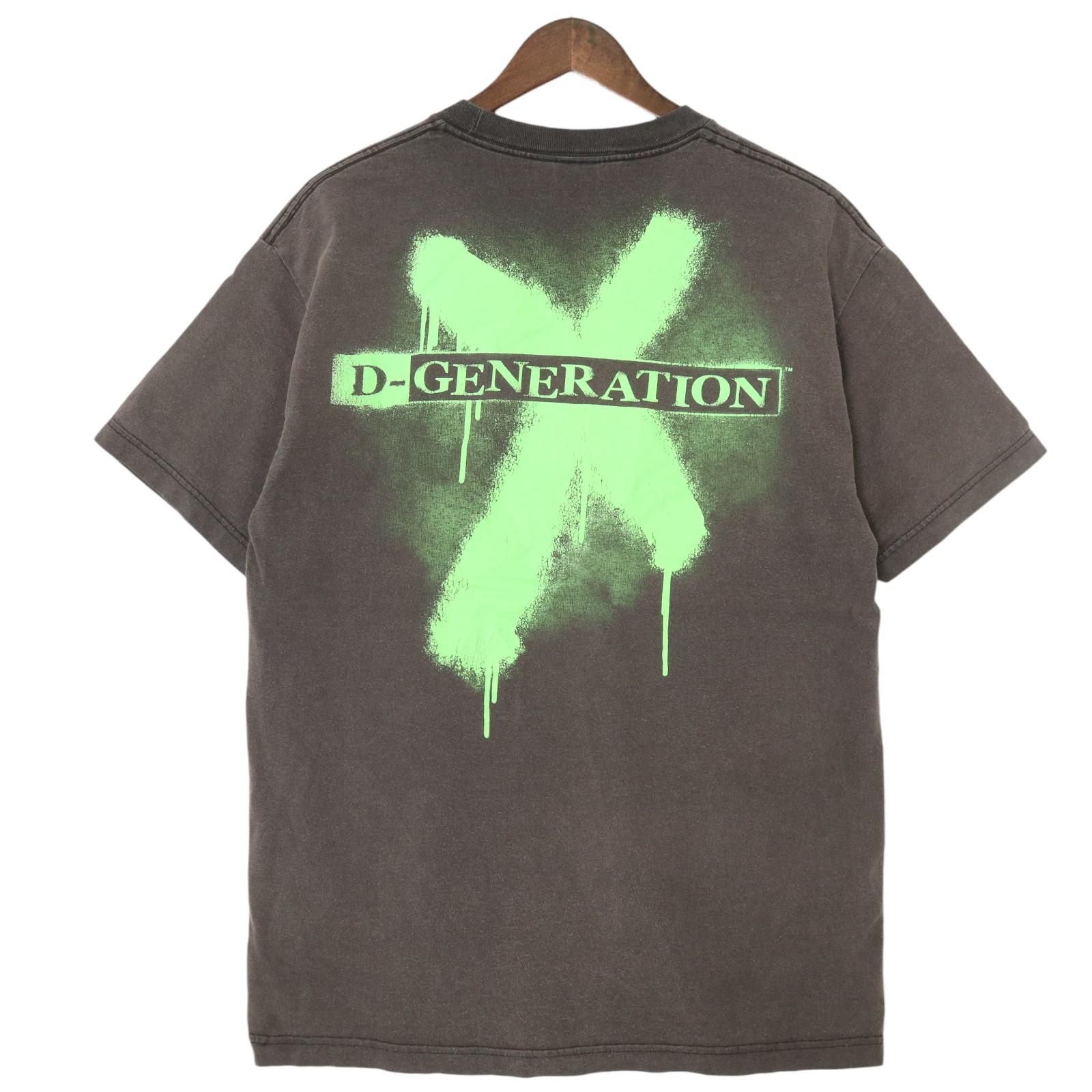 00年代 WWE プロレス D-GENERATION X 半袖Tシャツ ブラック(メンズ L 