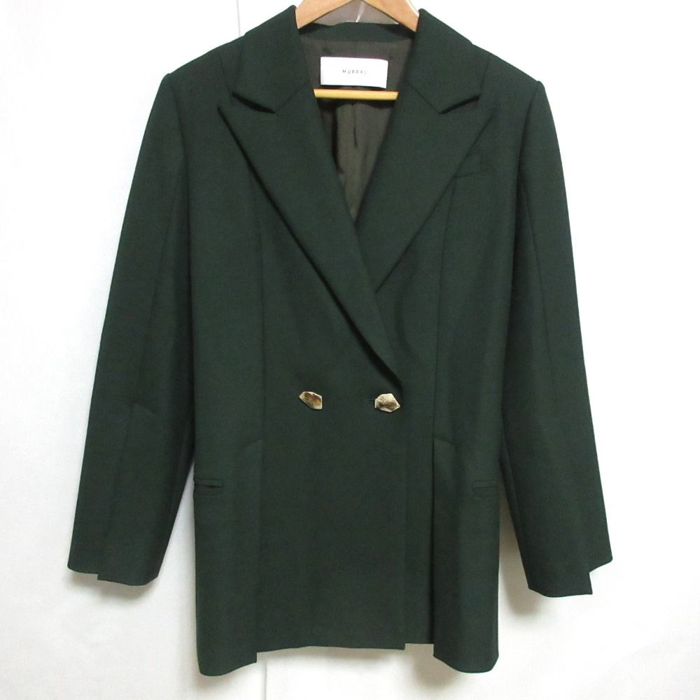 美品 21AW MURRAL ミューラル ストレッチ ダブル テーラードジャケット 