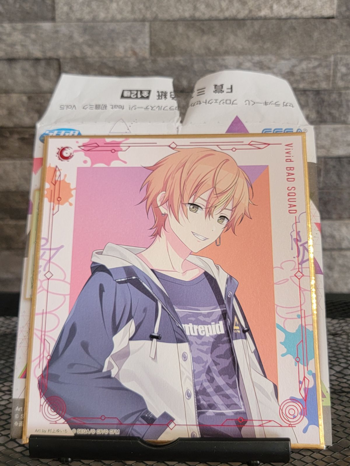 在庫ラスト】プロセカ セガラッキーくじ vol.5 F賞 ミニ色紙 東雲彰人