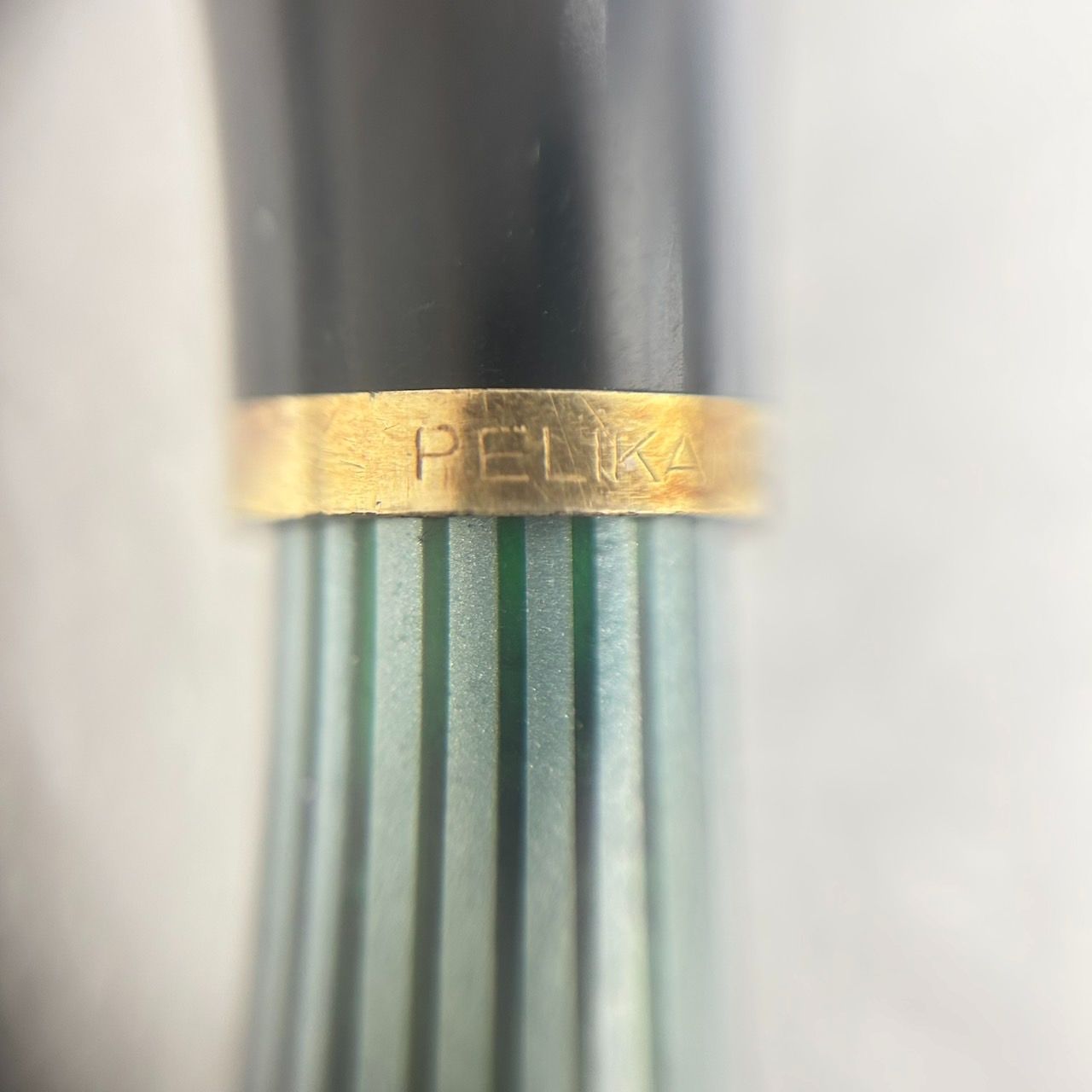 ペリカン Pelikan 万年筆 14C 14K 585 緑縞 - メルカリ