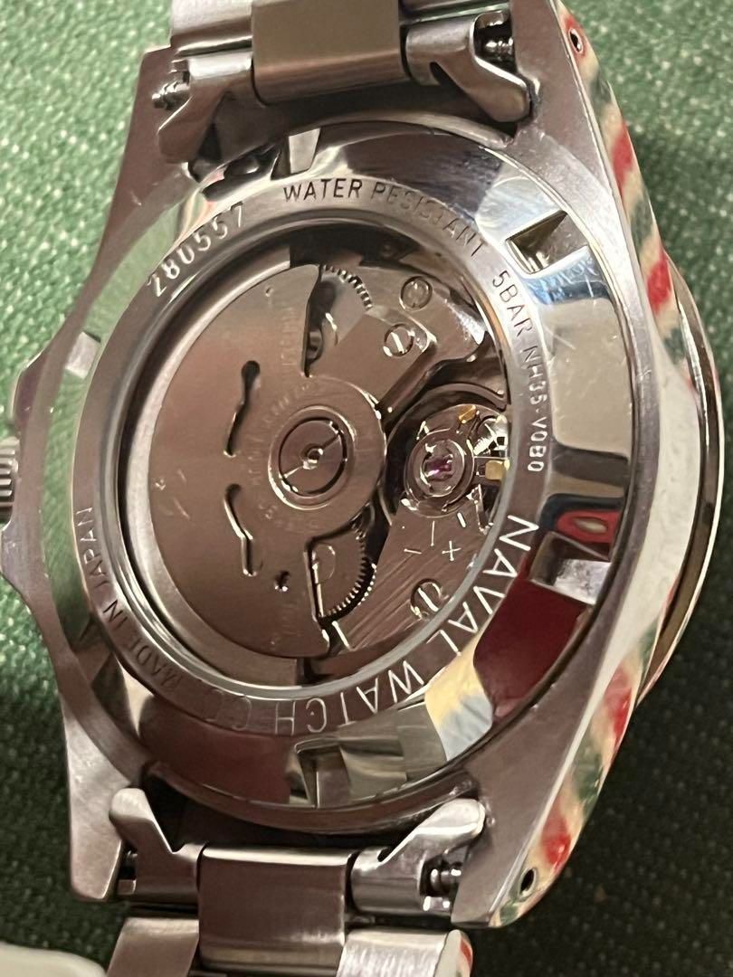 NAVAL ナバル NH35-V0B0／0D0255 自動巻 腕時計 - メルカリ