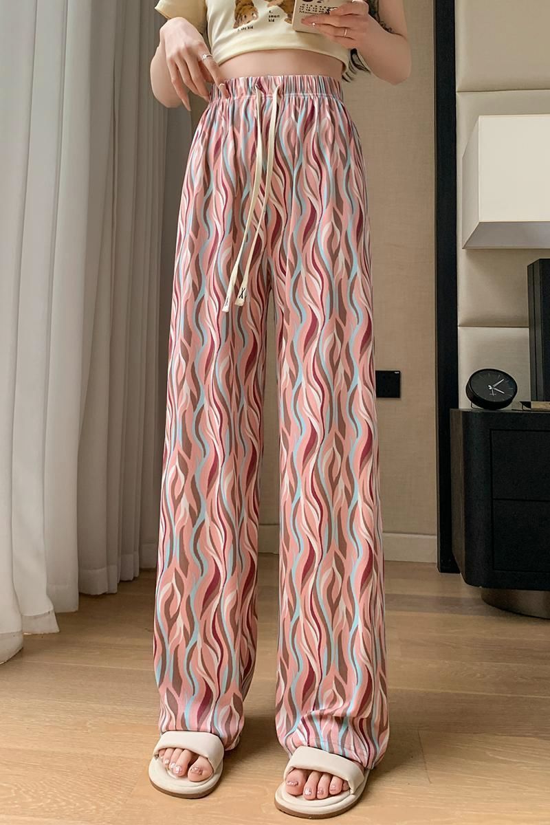 レディース ボトムス スウェット パンツ S M L ロング丈 綿 コットン ポリエステル ウエストクロス ハイウエスト 脚長効果 華奢見せ カジュアル 裾リブスリットパンツ パンツ レディース ロング ボトムス