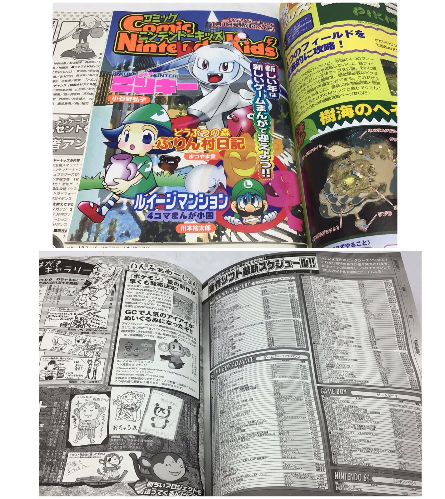 8044 ニンテンドーキッズ 2002年1月号 付録付き 大乱闘