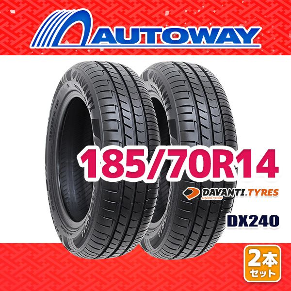 AUTOWAY】 新品 185/70R14 サマータイヤ DAVANTI DX240 14インチ