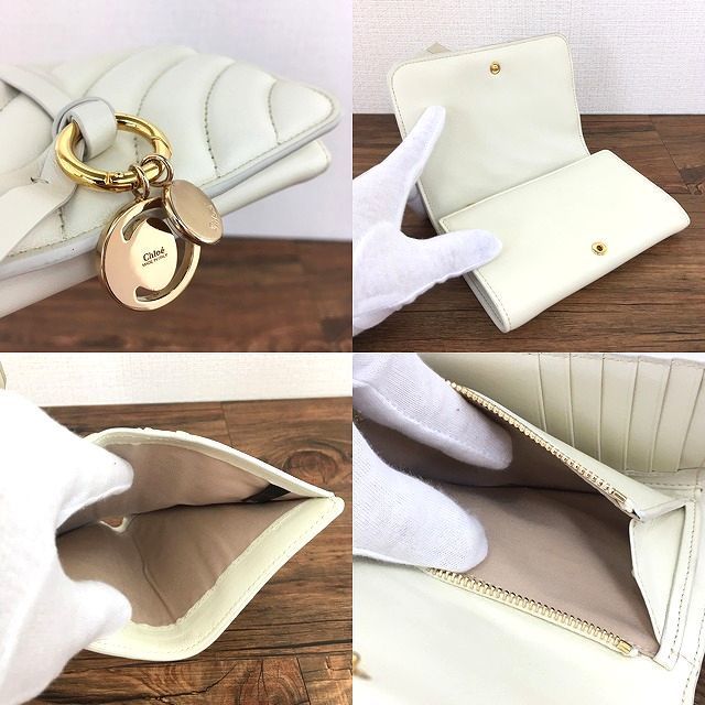 228 送料込み！ 未使用品 Chloe 三つ折り財布 CHC18AP943A04119  