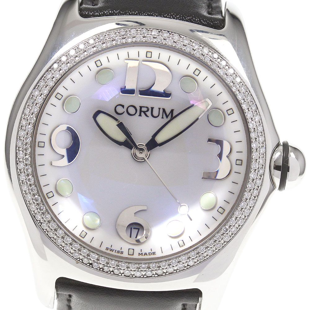 コルム CORUM 163.150.20 バブル アフターダイヤベゼル クォーツ