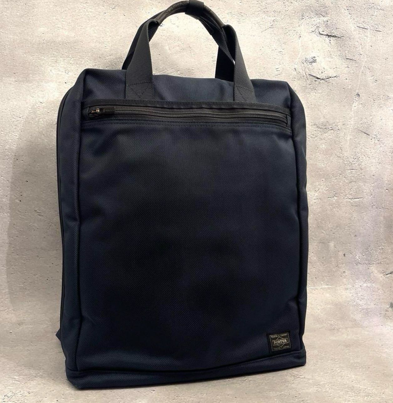 ✨PORTER STAGE 2wayリュック ネイビー 使用感あり - メルカリ