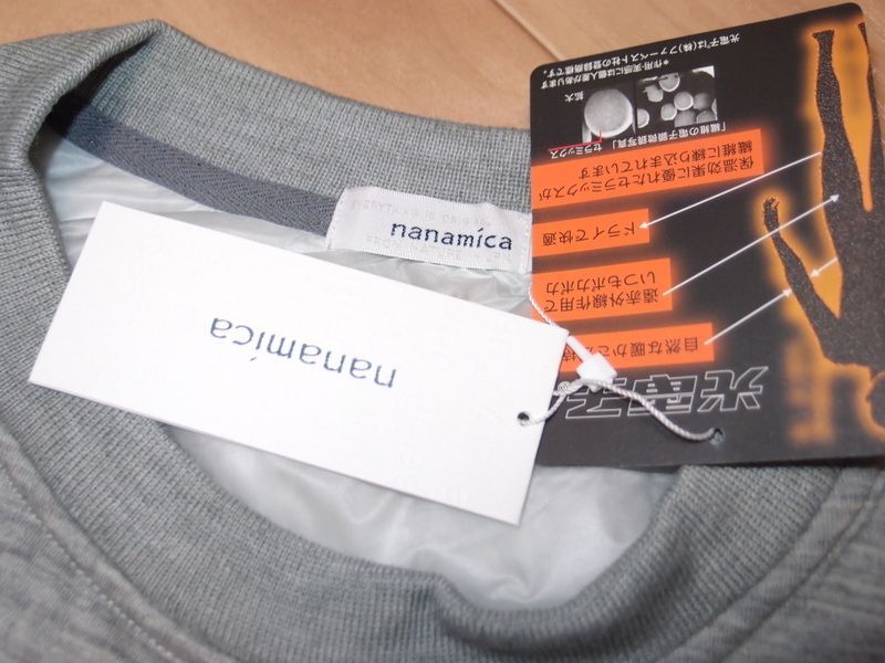 nanamica ナナミカ ダウン クルーネックセーター WS S 定価35000円 